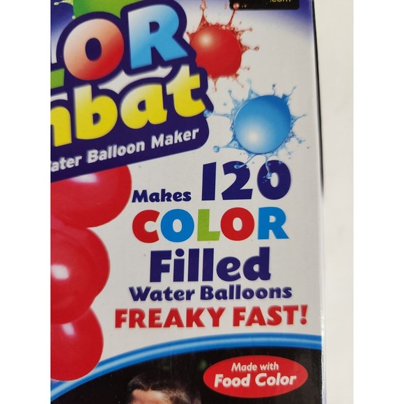 Battle Balloons Color Burst 120ct Non Staining Red Blue Green - Picture 6 of 10